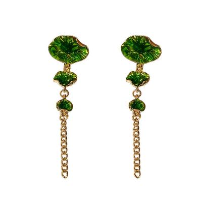 China Vintage China Supplier Style Long Earring Women Elegant Luxury Summer 925 Pin Earring Silver For Women for sale