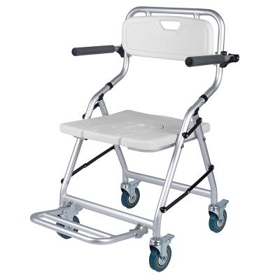 China Foldable to Make Carrying and Storing a Folding Shower Chair Easier Collapsible Transport Elderly Rehab Therapy Supplies for sale