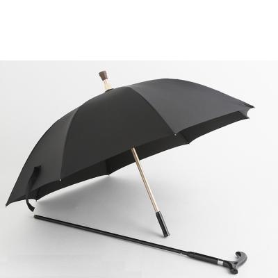 China Multi Function CANE Outdoor Umbrella Stick Old Man Rain Protective for sale