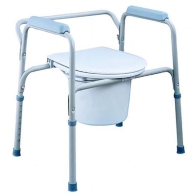 China Height Adjustable Professional Customized Outdoor Disabled Medical Convenient Shower Toilet Medical Chair With Wheels for sale