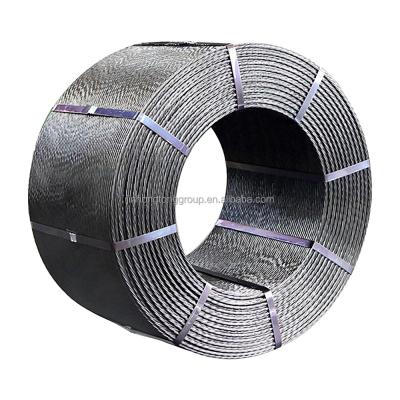 China Non-Alloy High Tensile Wire for Construction Prestressed Concrete Bonded PT Strands Cables Prestressing Steel Strand Wire for sale