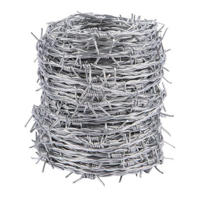 China Cintura de alambre de hierro galvanizado de alambre de púas galvanizado con cuerda de espinas con protección superior en venta