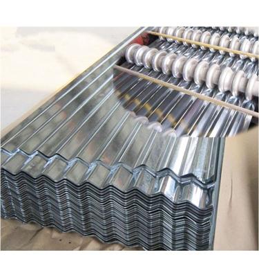 China BWG 22 GI Corrugated Sheet Galvanized Corrugated Metal Roofing Sheet for Mid Hard Roofing for sale