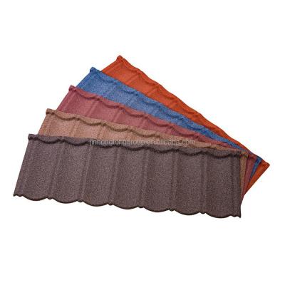 China Supply Customized Metal Roof Tiles in Classic Blue Color 0.4mm Thickness with and Customized Colors for sale