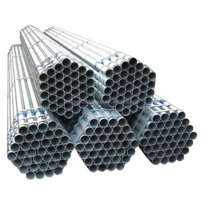 China GS Certified Bending Q195 Q215 Q235 Q345 Grade Carbon Steel 0.2-2.5mm Hot Dip Galvanized Round Pipe for Liquid Transfer for sale