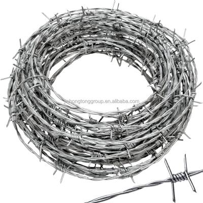 China Protective Fence Accessories Industrial Twist Barbed Wire Razor Wire Hot Dipped Galvanized Steel for Farm Garden Fence for sale