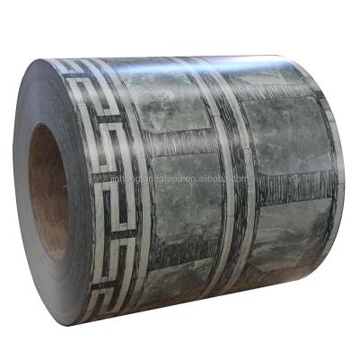 China Hot Dip Galvanized Coated Steel Coil PPGL Color Coated Aluminum Sheet In Coil with Paint Top microns 10- 35 microns for sale