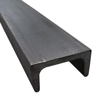 China Q235 Q345 SS400 Material U-Channel Carbon Steel 0.8mm-3.0mm Thickness 100% Tested Tolerance ±1% for Supporting System for sale