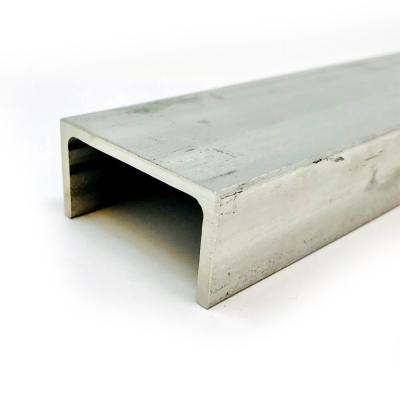 China Stainless Steel Edge Cover U Channel for Building Outlet C Channel 50mm Thickness 2.0mm-20mm or as customer's request for sale