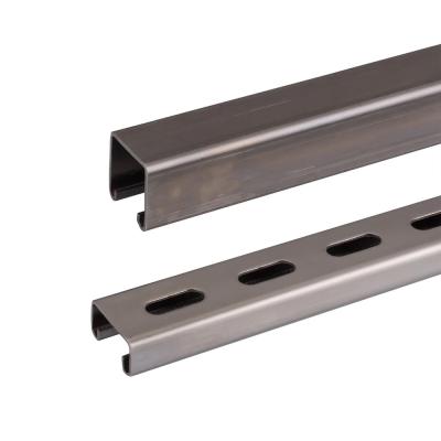 China Shandong Stainless Steel Channel Bars in 200 300 400 Series with Durable Gold Plating and Perforated Design for sale