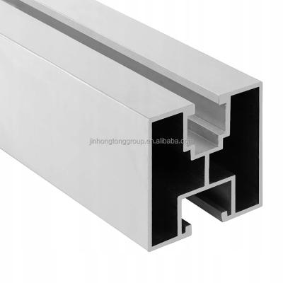 China Top Quality 1435 1050 1060 1070 Aluminum Slot T Track Extrusion Aluminum Profile For Curtain Wall for sale