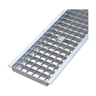 China Customized  Corrugated Cross Bar Steel Grating Custom Good Price Galvanized Iron Steel Grating for sale