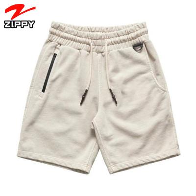 China 100% Custom Anti-Wrinkle Cotton Sweat Men's Shorts Print Logo Jogger Sweat Shorts Fitness Wholesale Gym With Phone Pockets Double Layer Shorts for sale