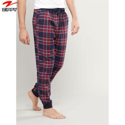 China Viable mens pants spring cotton harem pants full length mens sports grid pattrn night pants man for sale