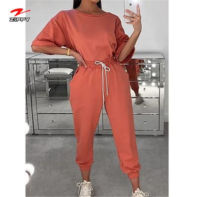 China 2021 Custom QUICK DRY 2 Piece Panty Set Salon Wear Plus Size Solid Knitted Salon Wear Women for sale