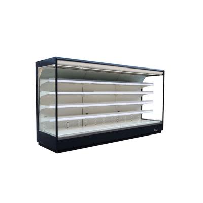 China Single Sided High Quality Commercial Supermarket Display Showcase Vegetable Refrigerators for sale