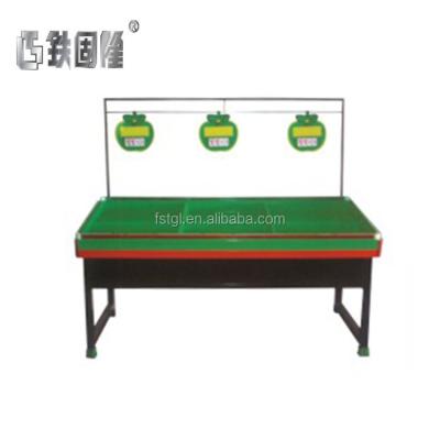 China Single-sided hot display rack and stainless steel shelf fruit supermarket factory sale vegetable rack price for sale