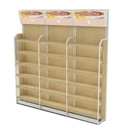 China Best High Quality Wooden Retail Displays Double Sides Maternal And Child Supplies Shelf for sale