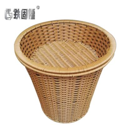 China Eco-friendly Handmade Customized Supermarket Basket For Fruit PP Woven Basket Storage Basket for sale