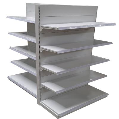 China 2021 Styles Double Sided Gondola Shelving System Deli Used Display Units Shelving Shop Store For Sale for sale