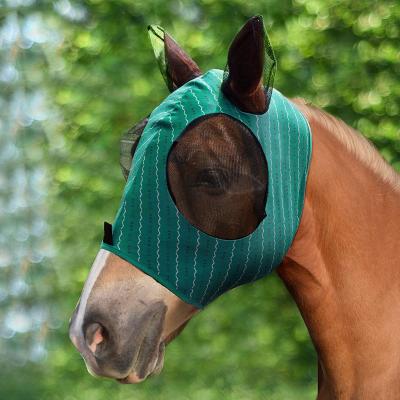 China Super-Fitting Natural Protective Outdoor Wholesale Hot Sale Factory Wear Elastic Horse Fly Hoods for sale