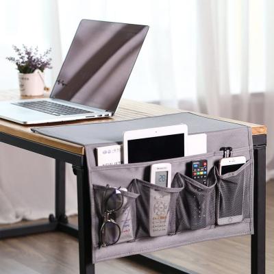 China New Style Folding Bedside Storage Bag Bedside Desk Hanging Hanging Bag Sofa Bag for sale