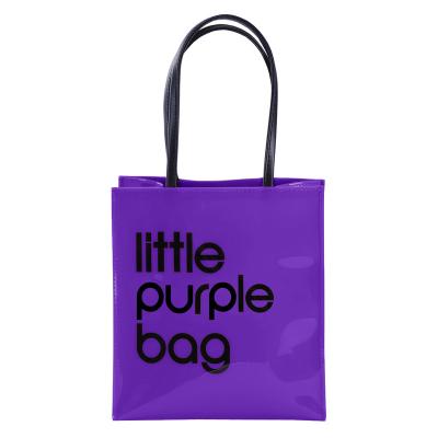 China Fashion Hot Selling Purple PVC Bags Small PVC Neon Bags for sale