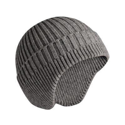 China COMMON new core-spun knitted hat thickened ear protection warm hat for autumn and winter men and women's wool hat for sale