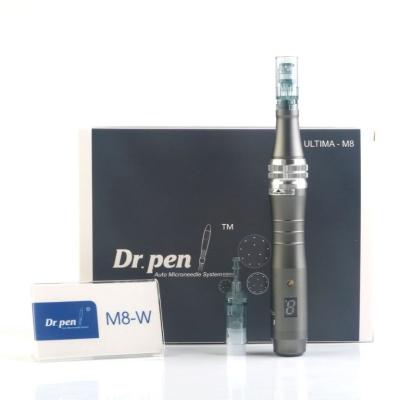 China Anti-puffiness new dermapen Digital 6 levels Wireless Derma Pen Professional Dr. pen ultima m8 beauty machine for sale