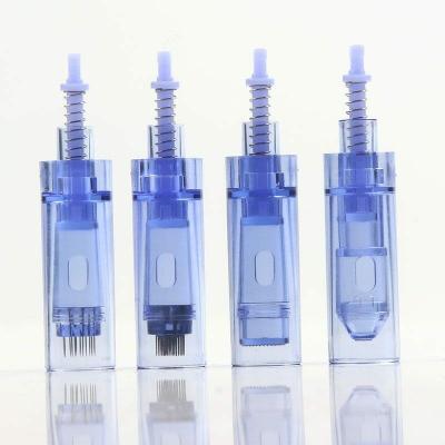 China Anti-Puffiness Derma Pen A1 Needles 1 /3 /5 /7/ 9 12/36/42 Pins / Dr. nano Pen Dermapen Needle Cartridges for sale