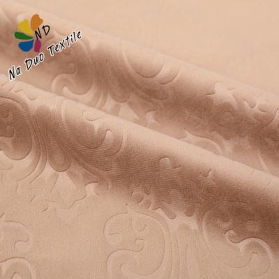 China 100 Polyester Anti-Static Design Custom Embossed Fleece Fabric Embossed Velvet Fabric for sale