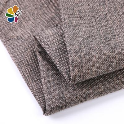 China waterproof wholesale home textile 100% linen fabric striped fabric china sofa linen fabric for sale