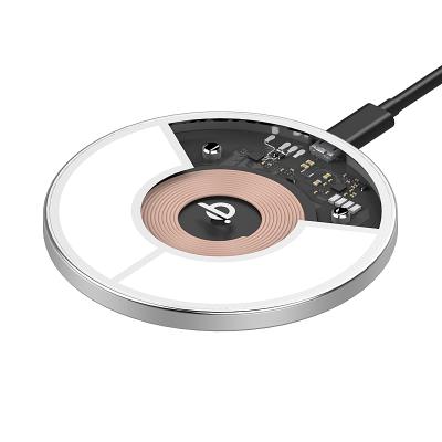 China Mobile Phone 6.5mm Series Shape Slim Fast Wireless Charger Mobile Phone Wireless Charging Pad for sale