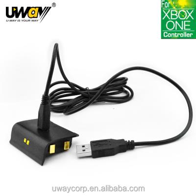 China ABS custom design rechargeable NIMH battery with charging cable for xbox one controller for sale