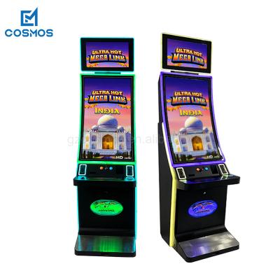 China Metal+Acrylic+Plastic Vertical Merge 4 Arcade Video Arcade Skill Game Machine Cabinet 43 Inch With Software for sale