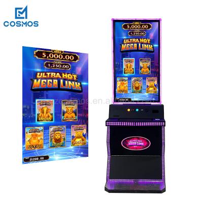 China Metal+Acrylic+Plastic Mega Link 43 Inch Touch Screen Monitor Metal Cabinet Arcade Skill Game Machine With Vertical Touch Button for sale