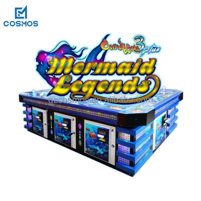 China Oceanking Software Stability 8 Players 3 Fish Hunter Arcade Game Mermaid Legends Table Machine For Sale for sale