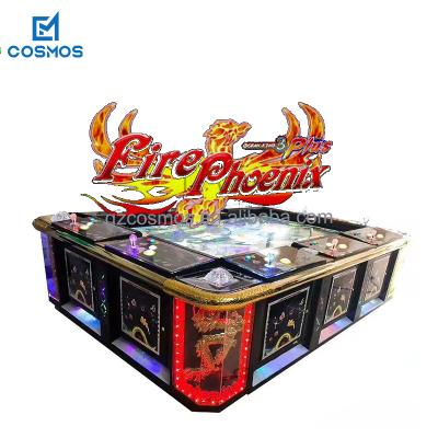 China Amusement USA Market Online Ocean King Phoenix Arcade Fish Hunter Fishing Game Machine With 4/6/8/10 Cabinet for sale