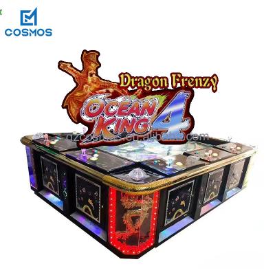 China Amusement Indoor Arcade Ocean Thunder Dragon Hunting Fishing Game Machine 10 Players Table Fish Cabinet for sale