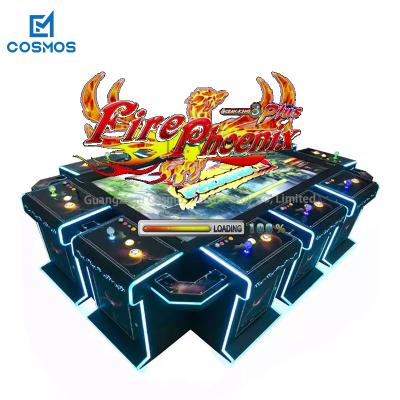 China Crazy Phoenix Fish Shooting Machine Amusement Automatic Indoor Table Fishing Game for sale