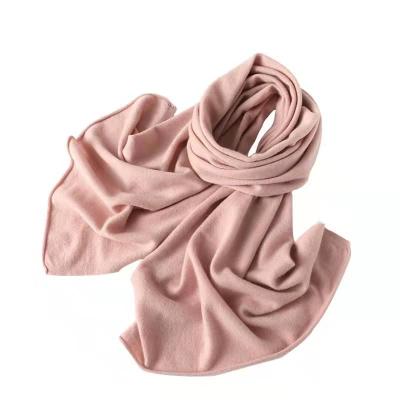 China Warm Keeper Winter Knitted Warm And Cozy Pure Cashmere Scarf For Ladies for sale