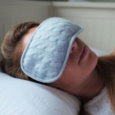 China Protect your eye 12GG100% cashmere sleep eyemasks for airplane for sale