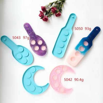 China Stocked 5050 5042 5043 Wine Cup Holder Series Resin Silicone Mold for sale