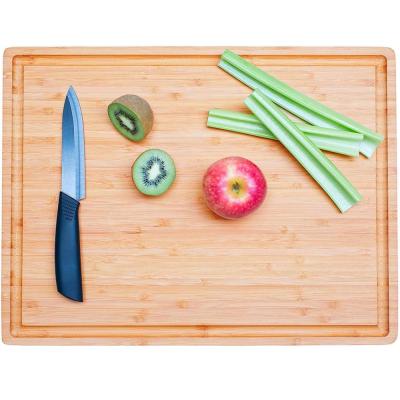 China EXTRA LARGE Sustainable Organic Bamboo Cutting Board Best Kitchen Chopper for sale