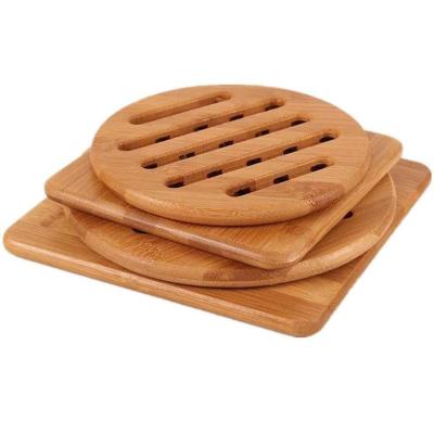 China BambooTea Mat Bamboo Wooden Tripods and Sustainable Pads and Insulation Place, for sale