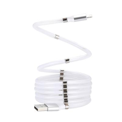 China MP3/MP4 Player 3 in 1 Data Charging Magnetic Flat Head USB Cable for sale