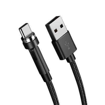 China MP3/MP4 Player Usb Charging Cable 90 360 Fast Charging Micro Type C 540 Degree Rotation Magnetic 3 Data In 1 for sale