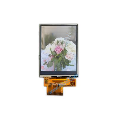 China 2.4 inch ILI9341IC 240xRGBx320 MCU 12H resolution tft lcd touch display screen module with 320 brightness 2.4 inch tft lcd for sale