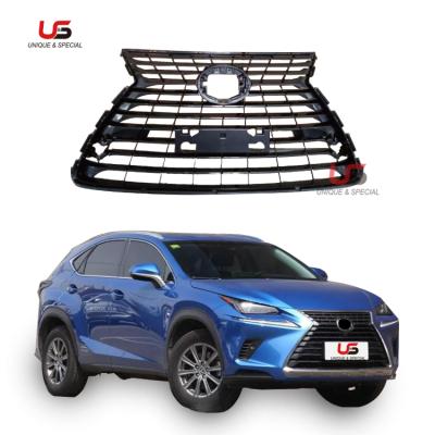 China Plastic High Quality Auto Parts Upper Grill For 2018 2019 Lexus NX200 NX300 OEM 53101-78150 Front Bumper Grille Chrome Frames for sale