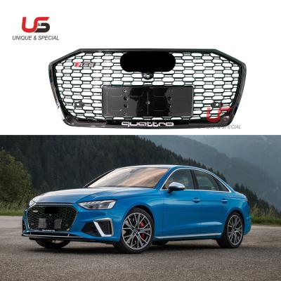 China ABS Honeycomb Black Frame Black Mesh RS6 Grill S6 Body Kit For Audi A6 2016 2017 2018 for sale